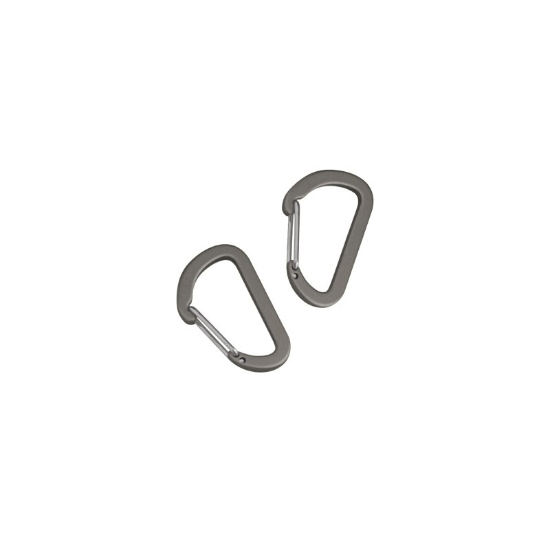 Flat Wiregate Carabiner 40mm - 2 stuks