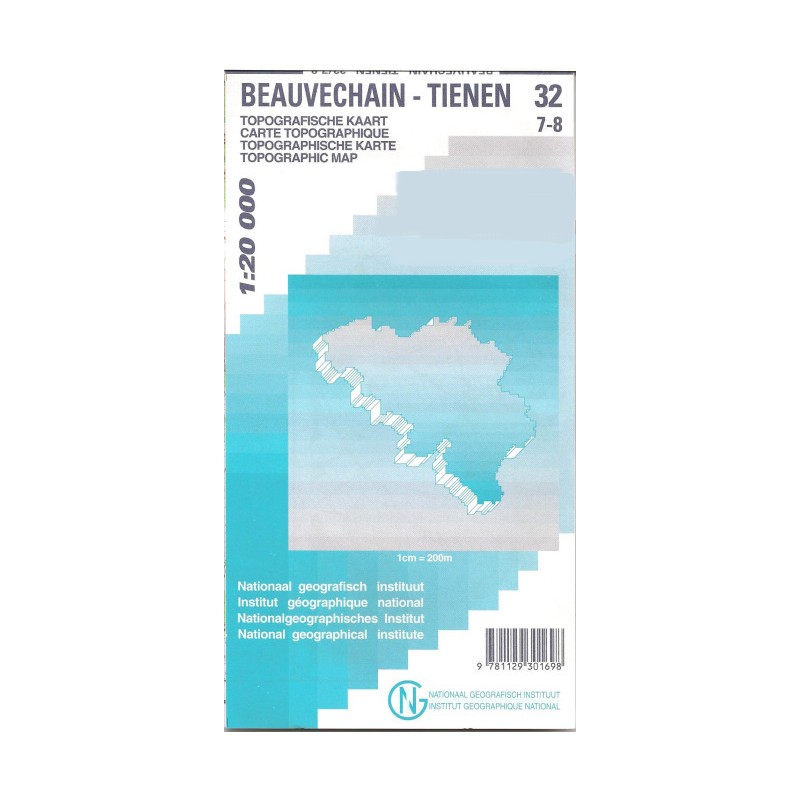 Beauvechain/Tienen 1/20.000 32/7-8KOOPJE