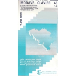 Modave-Clavier 1/20.000...