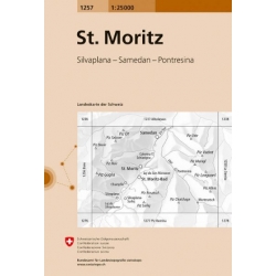 St Moritz  1257  1/25.000