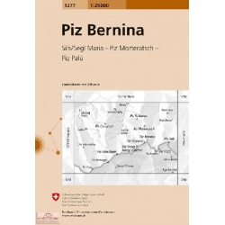 Piz Bernina  1277  1/25.000