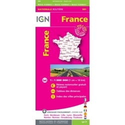 Frankrijk  IGN 1/1M 901