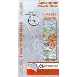 Provinciekaart Antwerpen...
