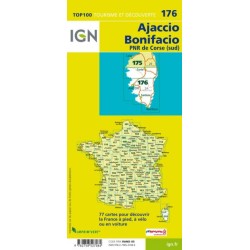 Ajaccio/Bonifacio 1:100.000 - 176 KOOPJE