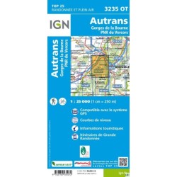 Autrans/Gorge Bourne  3235 OT  1/25.000