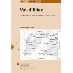Val-d Illiez  1304  1/25.000