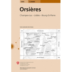 Orsieres  1345  1/25.000