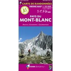Mont Blanc Pay du  1/50.000...