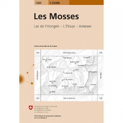 Les Mosses  1265  1/25.000