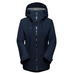 W Crater HS Hooded Jkt-Marine Blk KOOPJE
