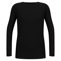 K Shirt LS Crew Neck Warm - Black