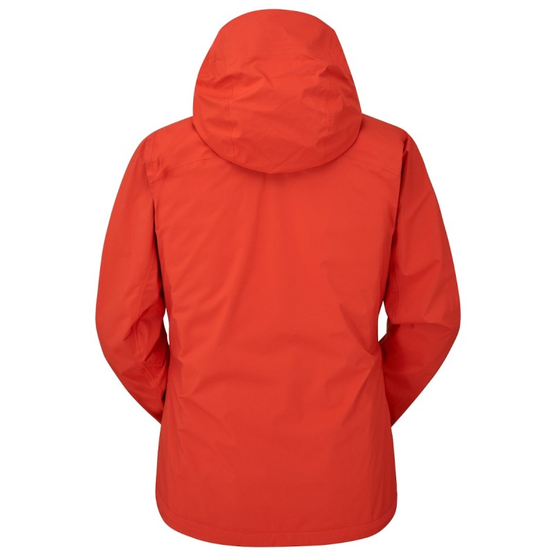 W Cinder Downpour Jacket -Red KOOPJE