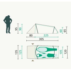 Star Tunnel II - Ginkgo Green