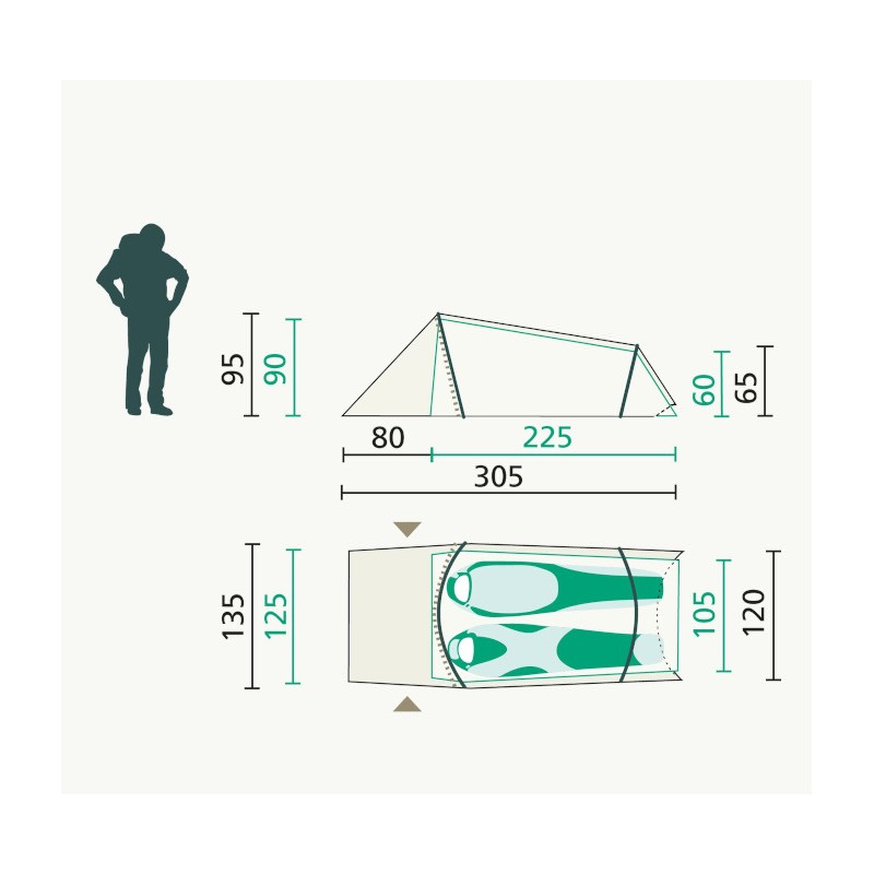 Star Tunnel II - Ginkgo Green
