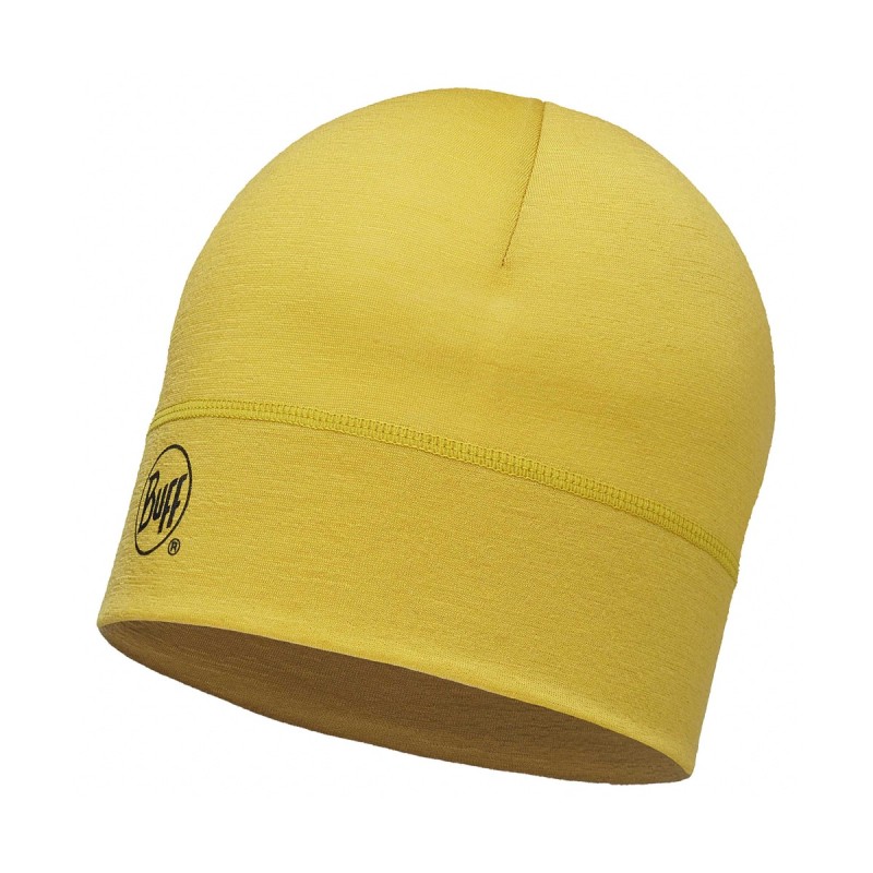 LW Merino Wool Beanie - Solid Ocher