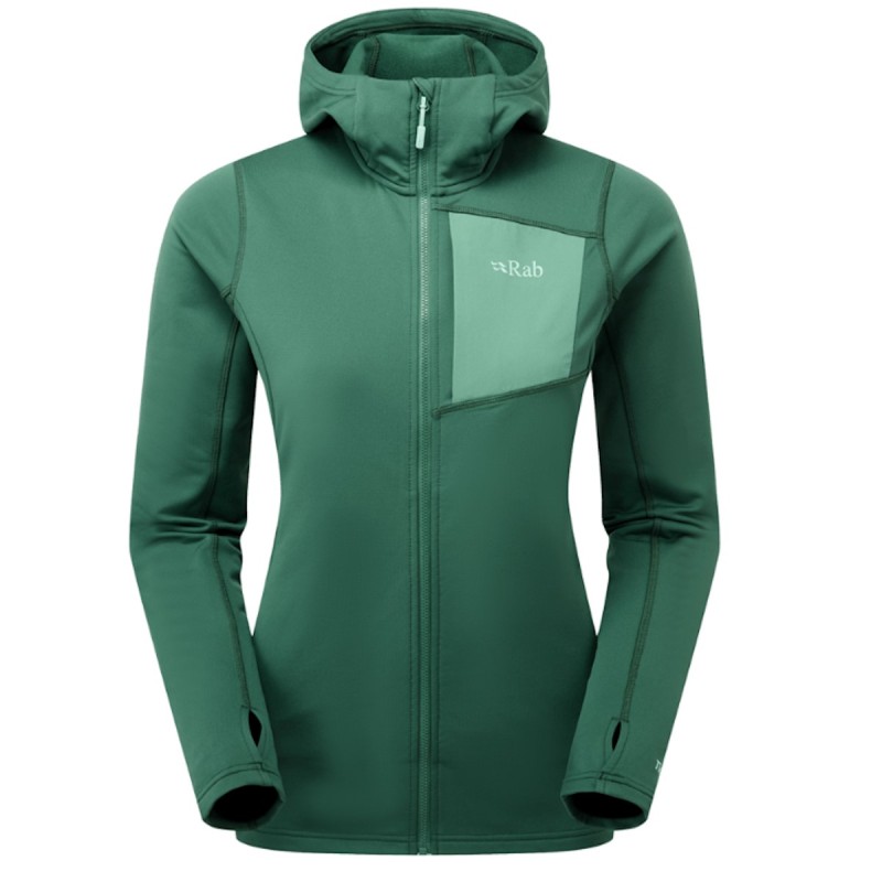 W Superflux Hoody - Green Slate