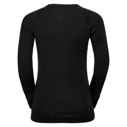 K Shirt LS Crew Neck Warm - Black