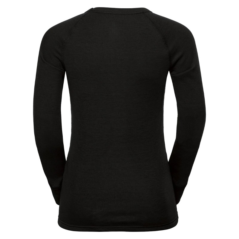 K Shirt LS Crew Neck Warm - Black