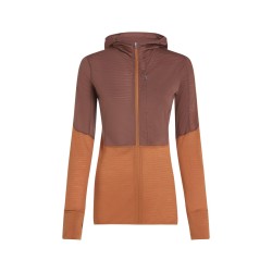 W Realfleece Dscndr LS Zip H-Dusty KOOPJ