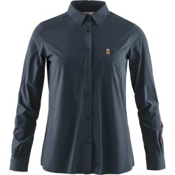W Ovik Lite Shirt LS - Navy KOOPJE