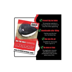 Big Toe Hole Preventer - White