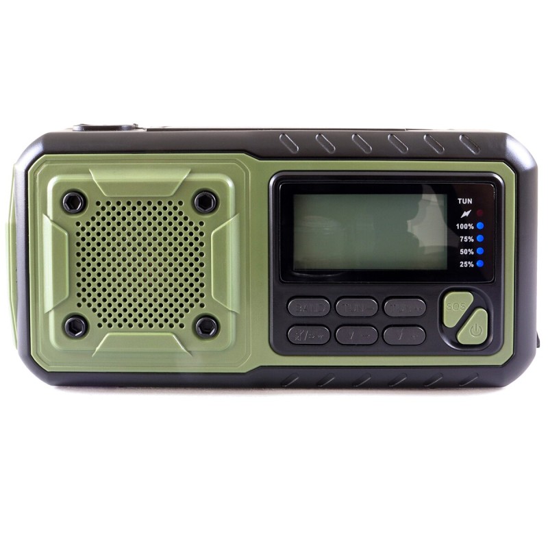 Origin Outdoors Crank Radio Multi -Green