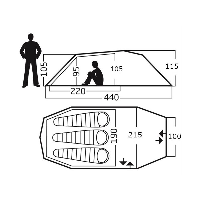 Oppland 3 SI (2.0) - Deep Forest Green