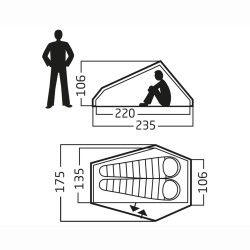 Telemark 2.2 LW - Black Forest Green