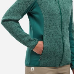 W Chamonix Knit Jkt - Bottle