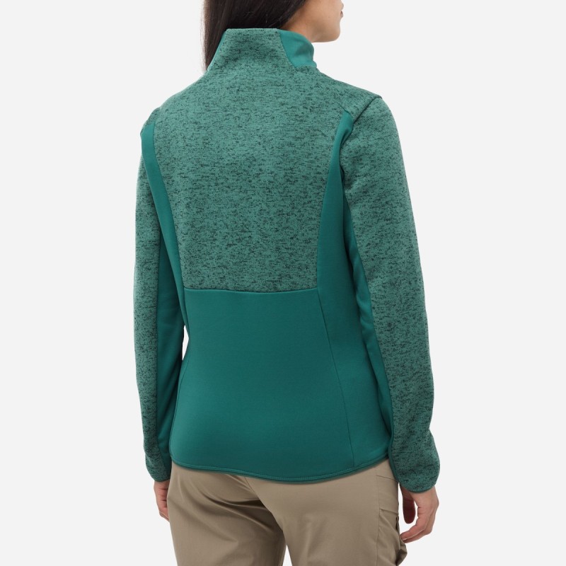 W Chamonix Knit Jkt - Bottle