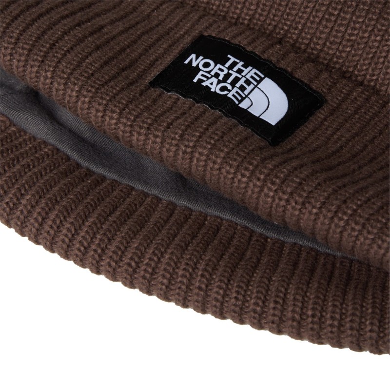 Salty Lined Beanie - Smokey Brown