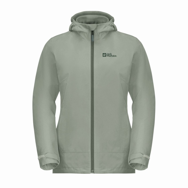 W Moonrise 3in1 Jacket - Mint Leaf