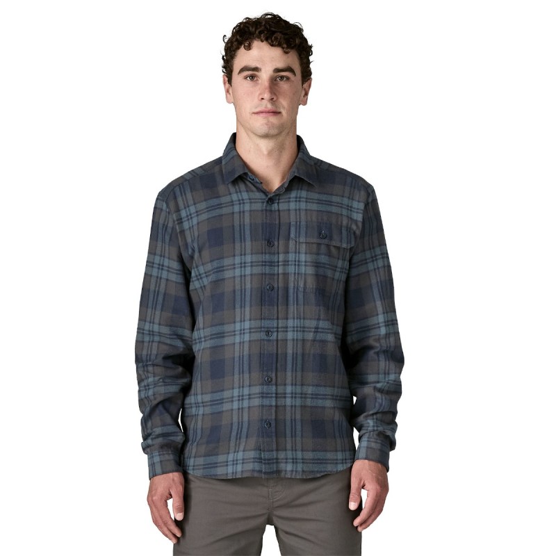 L/S LW Fjord Flannel Shirt -Smolder Blue