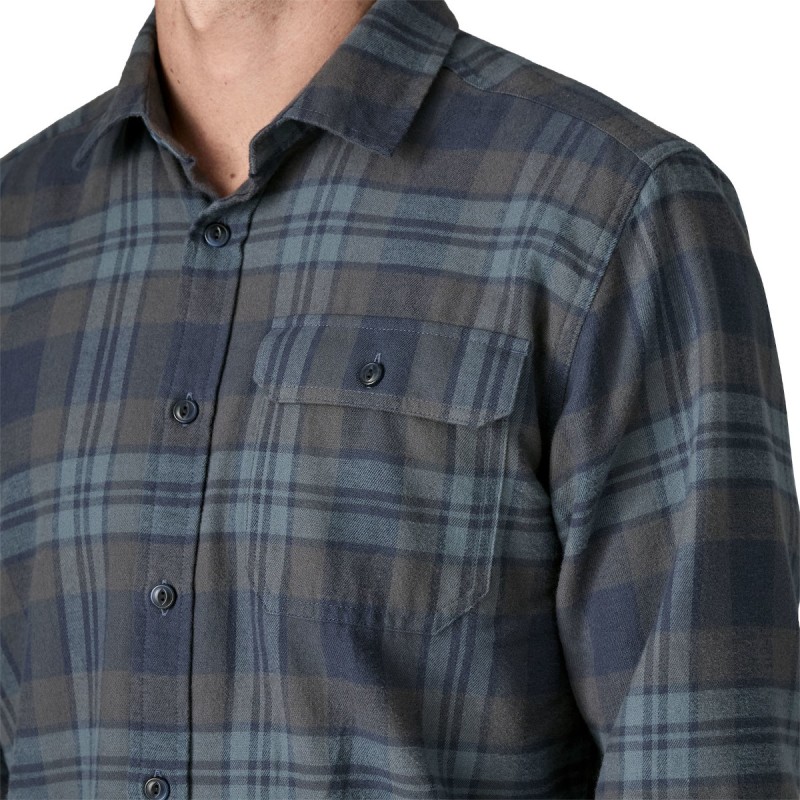 L/S LW Fjord Flannel Shirt -Smolder Blue