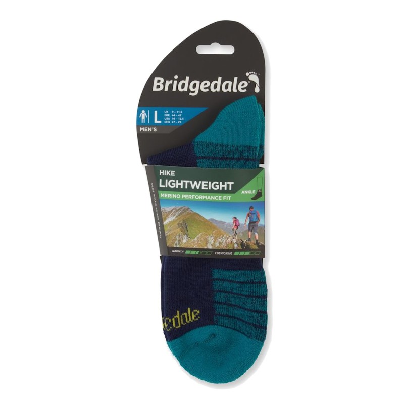 Hike LW Merino Perf Ankle - Petrol Navy