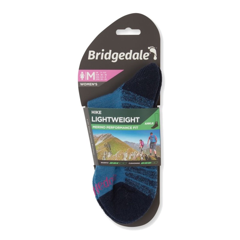 W Hike LW Merino Perf Ankle - Denim