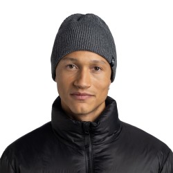 Knitted&Full Fleece Hat Renvi-Grey Heath