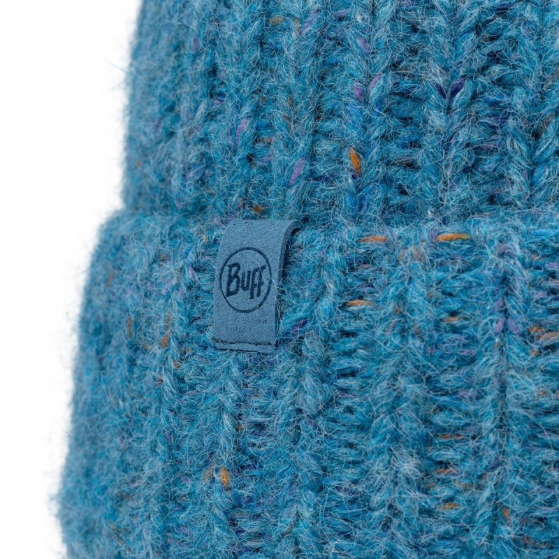 Knitted&Fleece Band Hat Eyla - Lake Blue