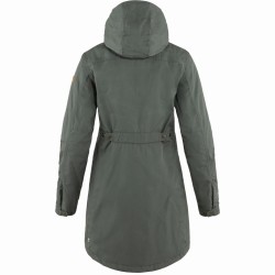 W Kiruna Padded Parka - Basalt