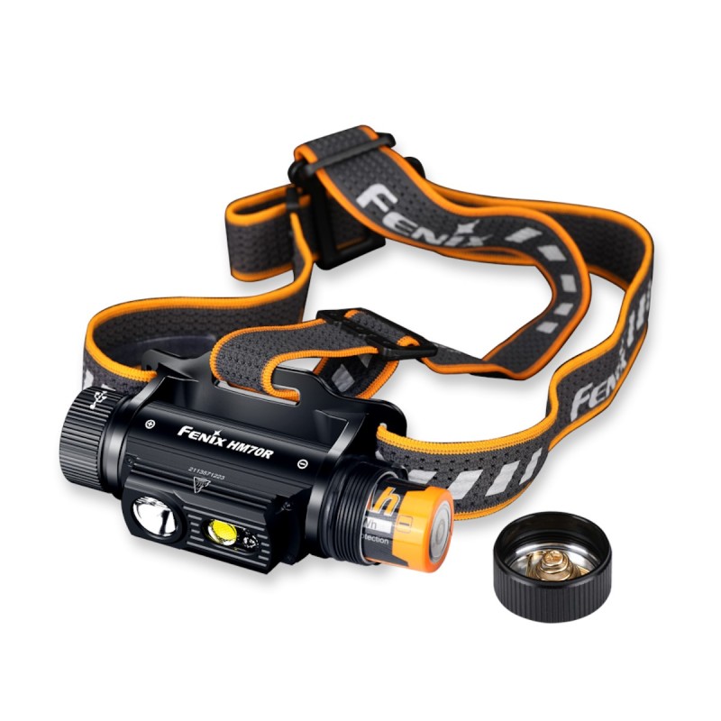 Fenix HM70R - Black - Bebat/Recupel inc.