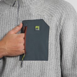 Roccheta Half Zip Fleece - Micro Chip/Wo