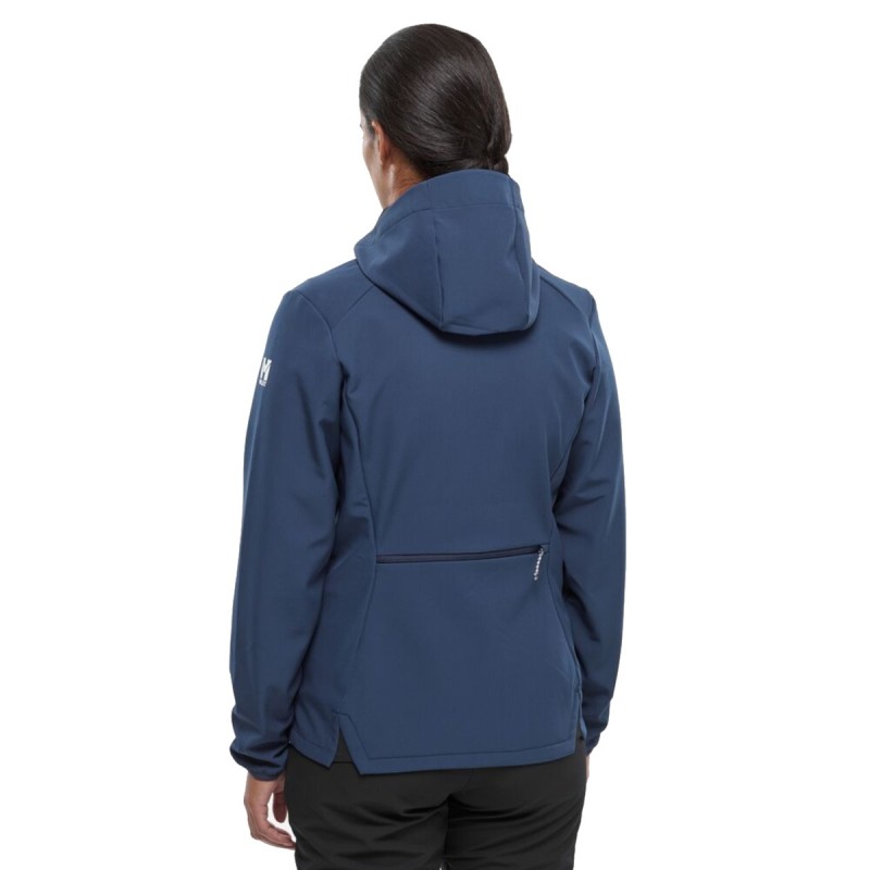 W Seneca Shield Hoodie - Saphir
