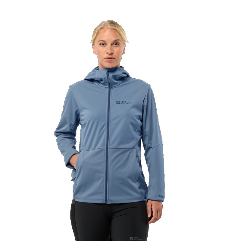 W Feldberg hoody - Elemental blue KOOPJE