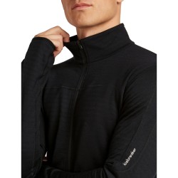 300 Descender LS Zip - Black