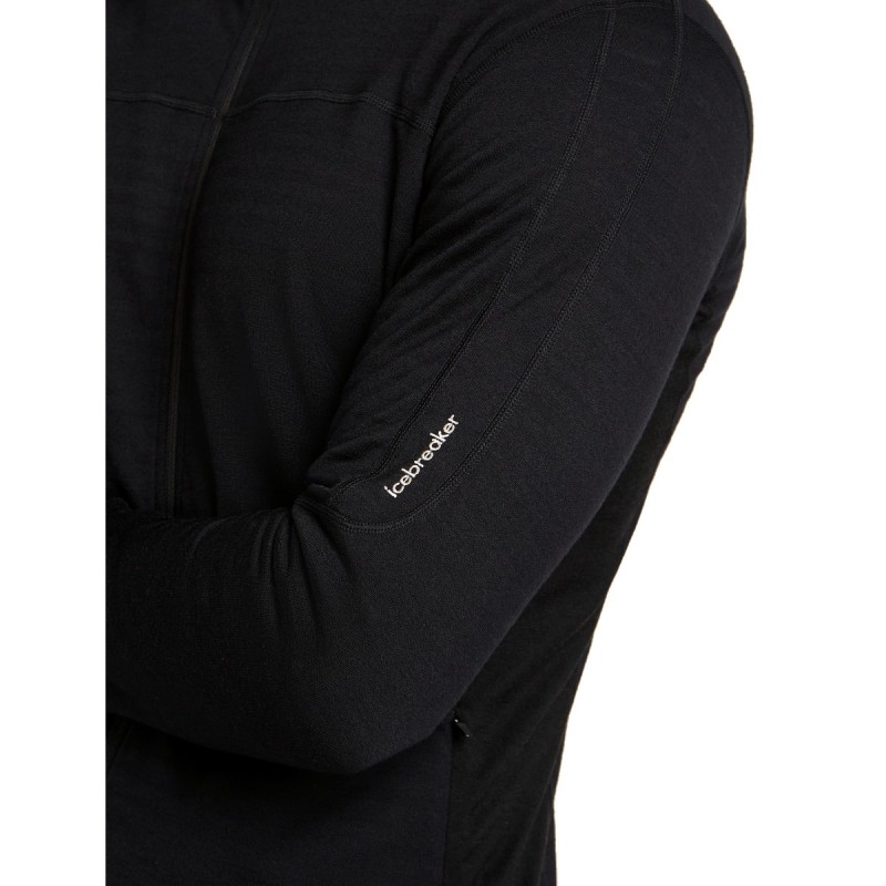 300 Descender LS Zip - Black