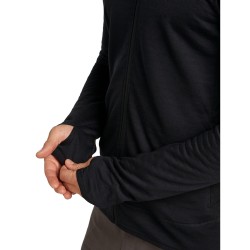 W 300 Descender LS Zip - Black