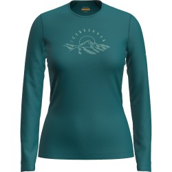 W Bodyfit 200 LS Oasis Sunrise - Tidal