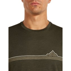 Tech Lite SS Range Stripes - DK Loden