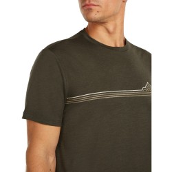 Tech Lite SS Range Stripes - DK Loden