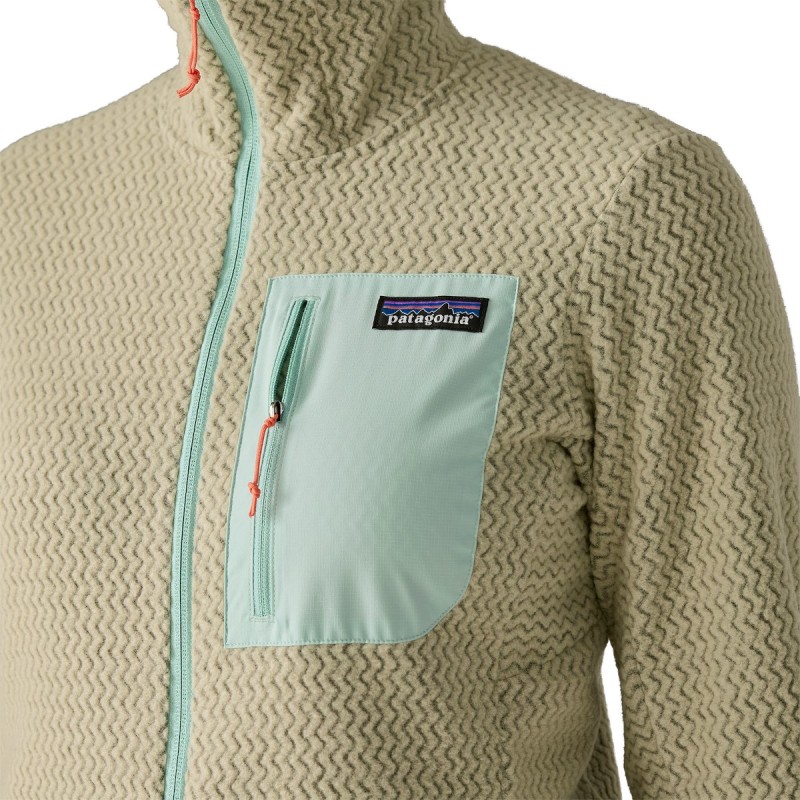 W R1 Air Full-Zip Hoody - Weathered Ston